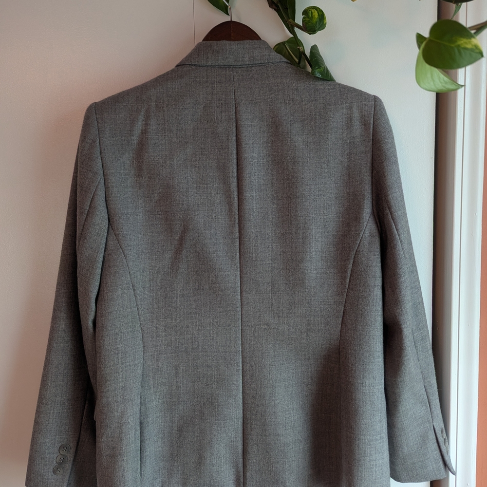 Pendleton Gray Wool Petite Blazer - Picture 4 of 4